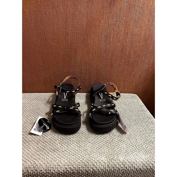 Shoes - Vizzano Studded Sandals Size 6 (Style Code Pelica 6499.119) Black